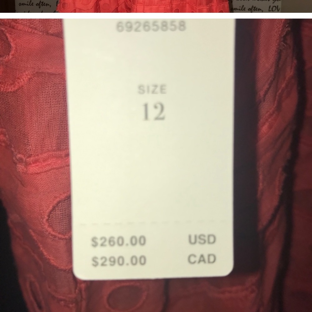 Anthropologie NWT eyelet Summer dress - Picture 5 of 14